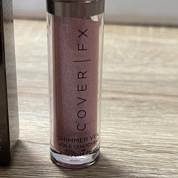 Cover FX BNIB Purple Crease Transfer Proof Cream Shimmer Veil In Amethyst - Picture 5 of 8